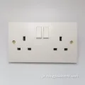 Soquete de interruptor de parede de parede elétrica BRITÂNICO BAKELITE 13A